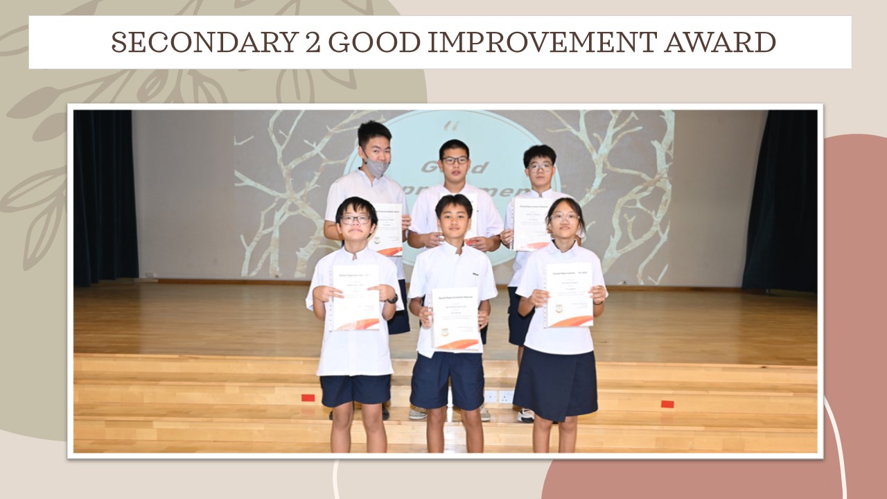 Sec 2 Good improvement Award 2024