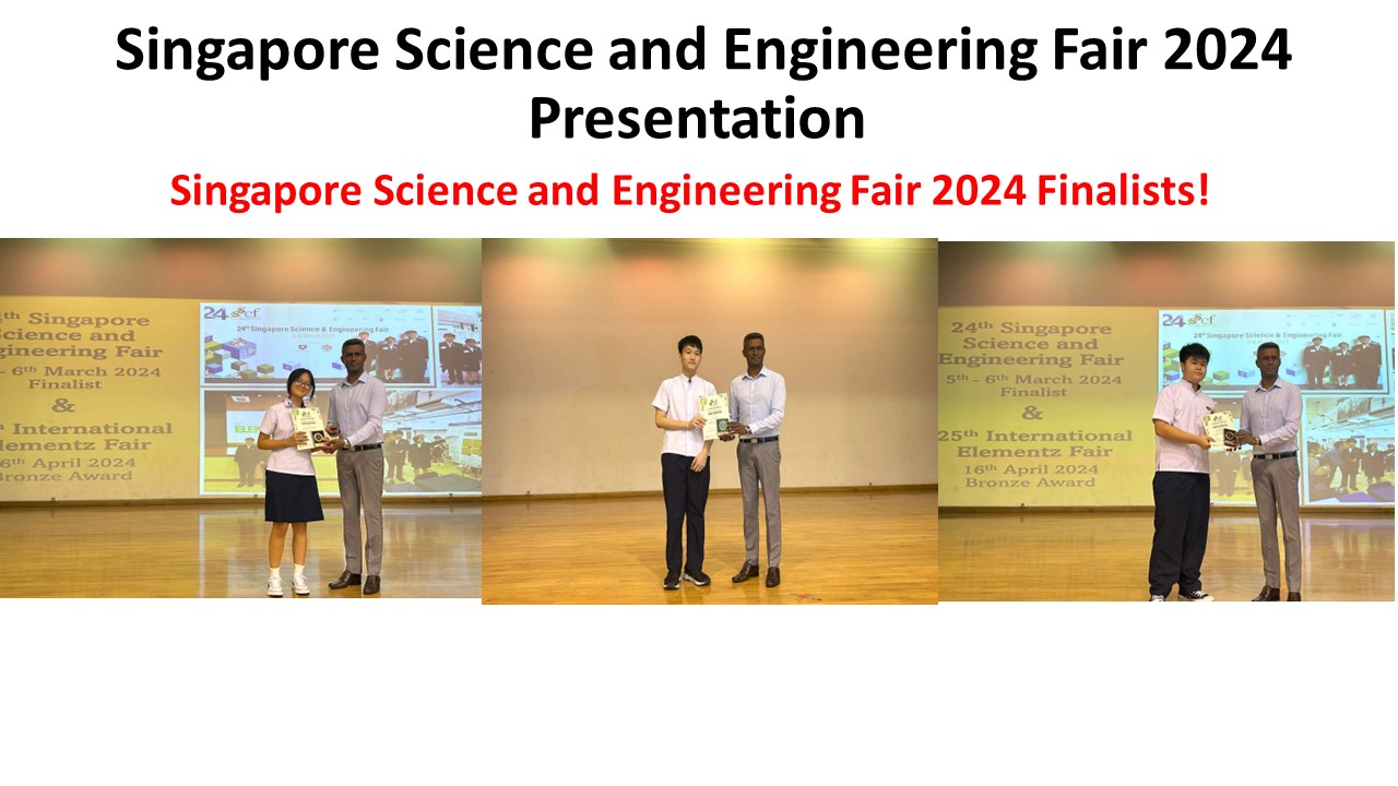 Singapore Science Presentation 2024